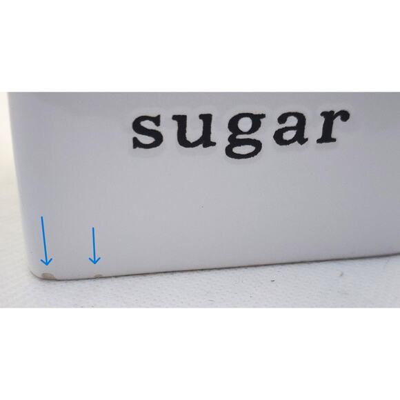 SUGAR & CREAMER-CRATE & BARREL-White-Cover on Sugar-Unique - Picture 11 of 11